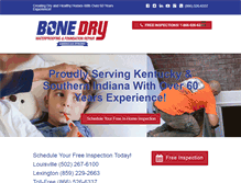 Tablet Screenshot of bonedrywp.com